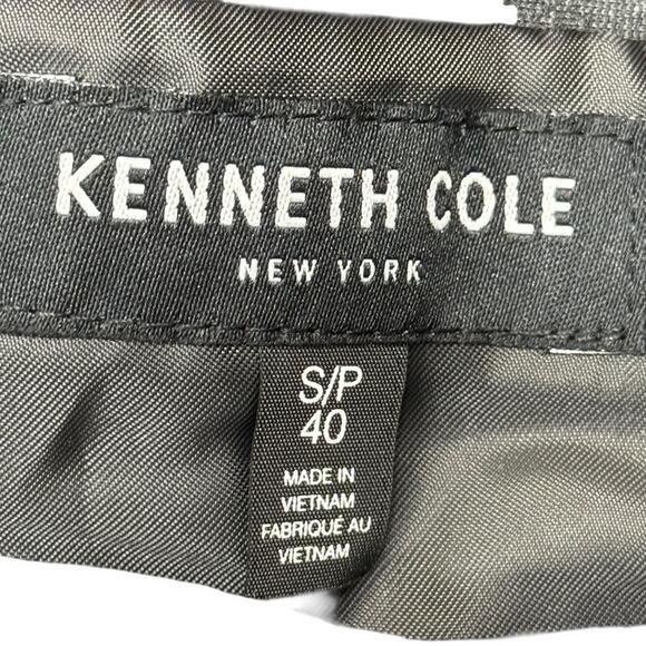 Kenneth Cole New York Mens Gray Ponte Thick Knit Blazer Suit Jacket Stretch 40 - Picture 16 of 16